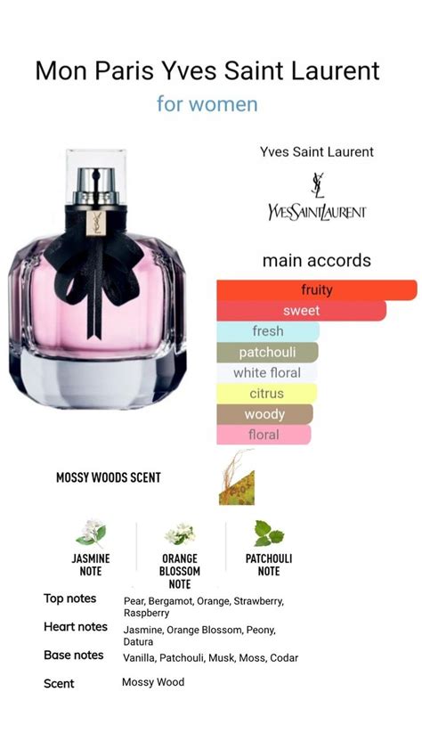 ysl flower perfume|YSL mon paris perfume notes.